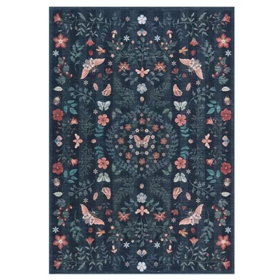 Ковер Garvee 183×274 см ботанический с насекомыми