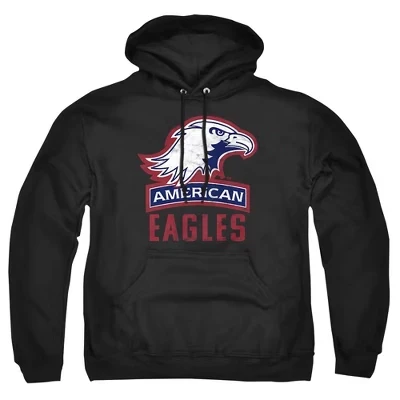 Мужское худи NCAA American University Eagles, черное