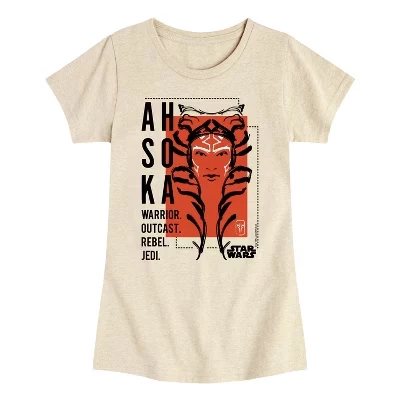 Приталенная футболка с коротким рукавом и графическим рисунком Ahsoka Collage birch