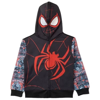 Детская толстовка Marvel Spider-Man на молнии, мультиколор