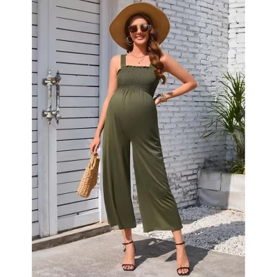 Женский комбинезон для беременных Yesfashion, зеленый