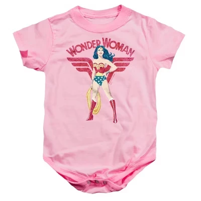 Детское боди JLA WW Sparkle для новорожденных розовый