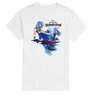 Мужская футболка Kingdom Hearts Riku Solo, белая