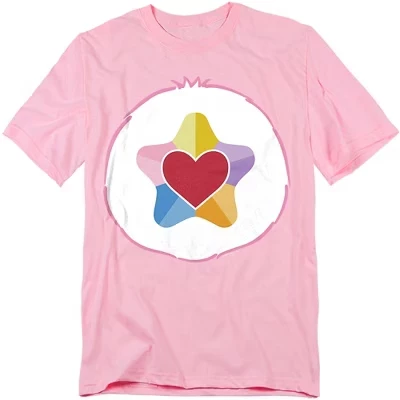 Men's  True Heart Bear Belly T-Shirt pink