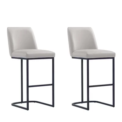 Барные стулья Manhattan Comfort Serena, 2 шт., серые