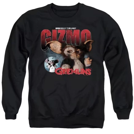 Мужской свитшот Gremlins Gizmo Christmas, черный