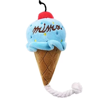 Игрушка для собак Alilang мороженое с пищалкой, синяя