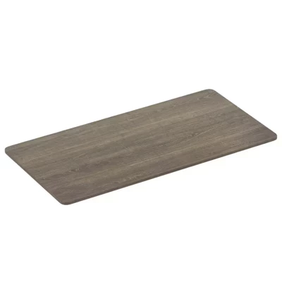 Столешница из цельного куска 48 ”x 24” с безопасными закругленными углами для домашнего офисного стола DIY Черный/Натуральный/Деревенский Коричневый/Белый/Серый серый