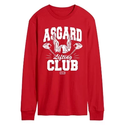 Мужской лонгслив Marvel Thor Asgard Lift Club, красный