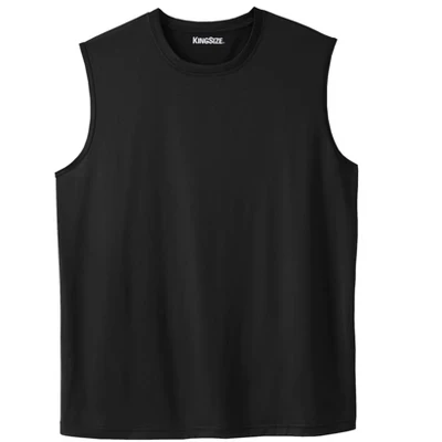 Мужская майка KingSize No Sweat Muscle, черная