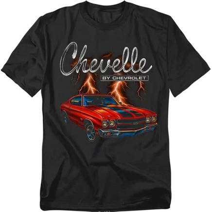 Мужская футболка Chevrolet Chevelle Thunder, черная