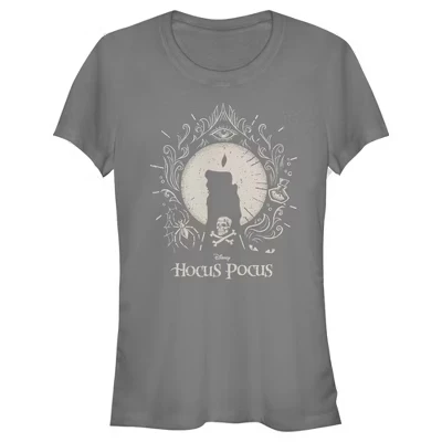 Женская футболка Hocus Pocus «Черная свеча», угольная