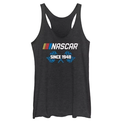 Женская майка NASCAR Racing Flags Since 1948, черная