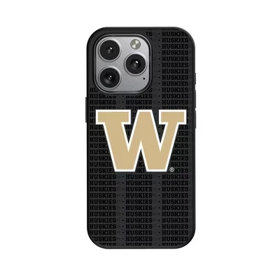 NCAA Big Ten Universities Текстовый фон, совместимый с MagSafe Чехол для мобильного телефона Apple iPhone washington huskies