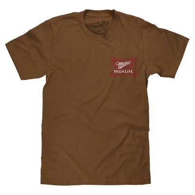 Футболка с логотипом Miller High Life спереди и сзади