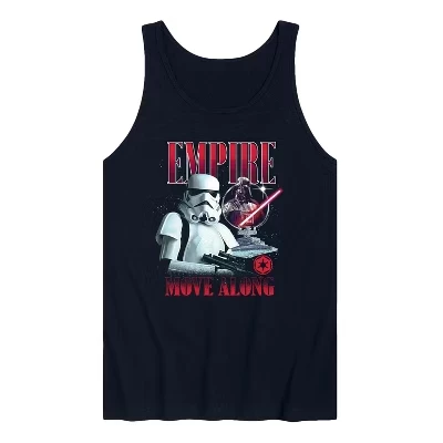 Мужская майка Star Wars Empire Bootleg, темно-синяя