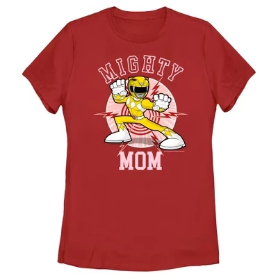 Женская футболка Power Rangers Mighty Mom, красная