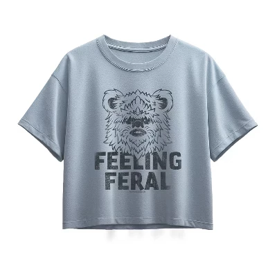 Футболка для девочек Star Wars Ewok, синяя