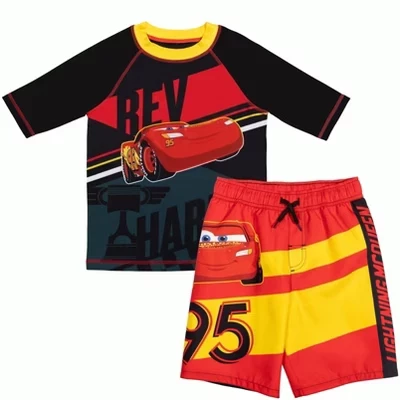 Купальный комплект Disney Pixar Cars для мальчика, мультиколор