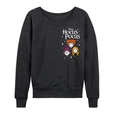Женский свитшот Hocus Pocus «Ведьмы», угольный меланж