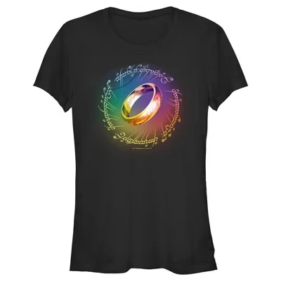 Взрослая футболка Lord of the Rings Fellowship of the Ring Pride для взрослых, черная