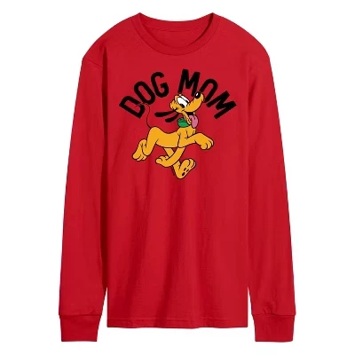 Мужской лонгслив Disney Dog Mom Pluto, красный