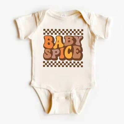 Боди для девочки The Juniper Shop Baby Spice, клетчатое, натуральное