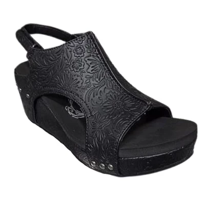 Женские босоножки Very G Isabella на платформе, черные