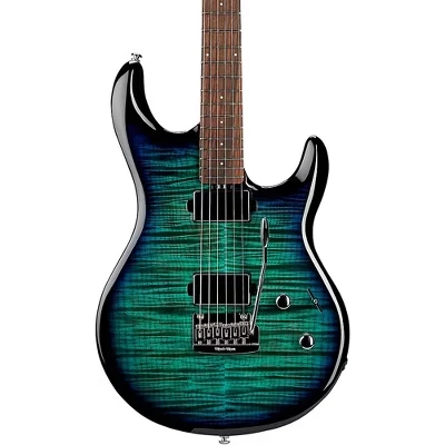 Электрогитара Ernie Ball Music Man Luke 4 HH, кленовая дека, синяя