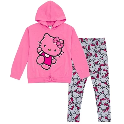 Детский комплект Hello Kitty худи и леггинсы, разноцветный