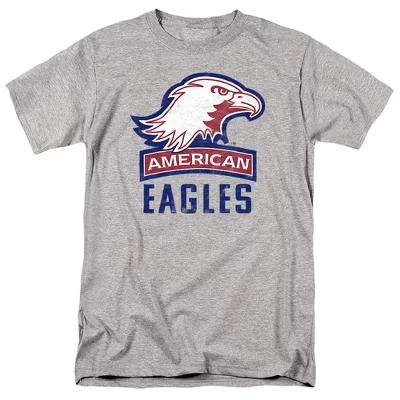 Мужская футболка с официальным логотипом Американского университета Eagles athletic heather