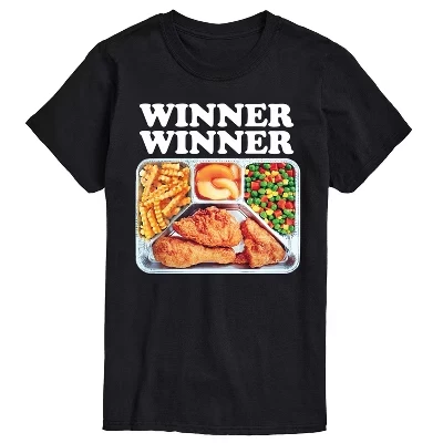 Мужская футболка Instant Message «Winner Winner», черная