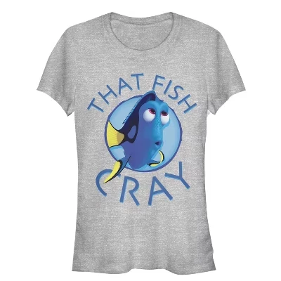 Женская футболка Juniors Womens That Fish Cray athletic heather