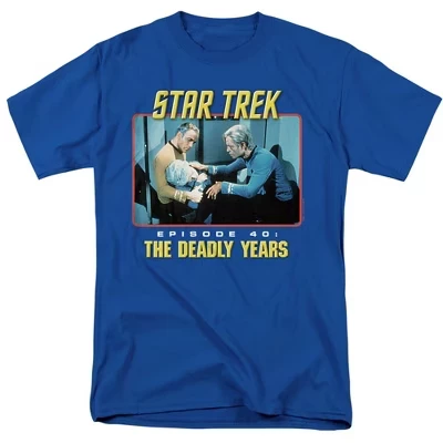 Мужская футболка Star Trek Episode 40, синяя