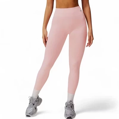 Женские легинсы Anna-Kaci Active, высокая талия, розовые