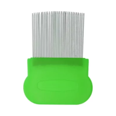 Щетка для груминга Unique Bargains Close Teeth, зеленая