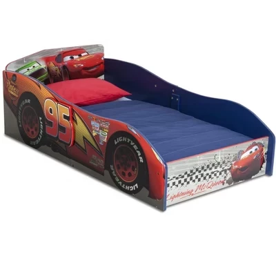 Детская кровать-машина Delta Children Lightning McQueen, красная