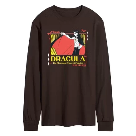 Мужская футболка Universal Anime Dracula, темно-коричневая