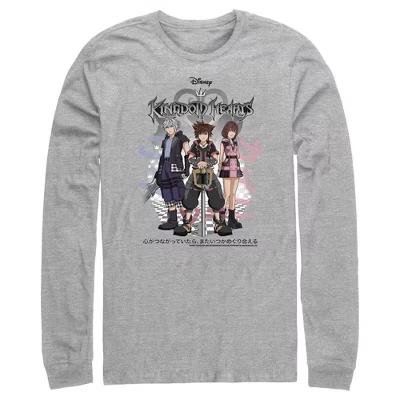 Мужской лонгслив Kingdom Hearts 3 Hero Group Shot, меланж