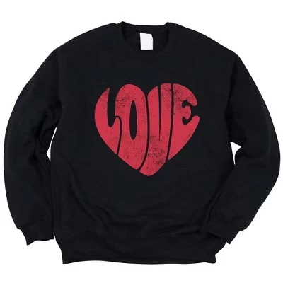 Женский свитшот Simply Sage Market Love Heart, полуночный