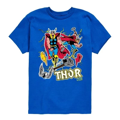 Футболка с коротким рукавом и графическим рисунком в стиле наклеек Thor