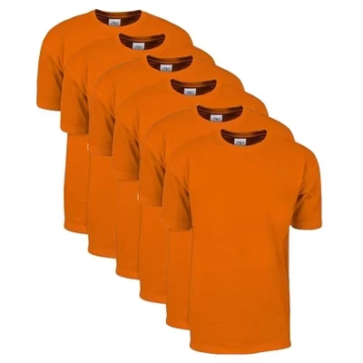 Мужские футболки Shaka Wear Max, 6 шт., оранжевые