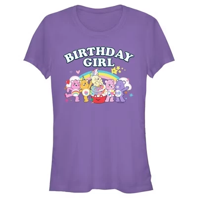 Женская футболка Care Bears Birthday Girl, фиолетовая