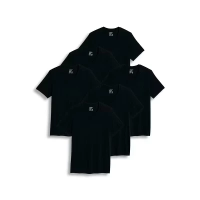 Мужская V-образная майка Jockey Classic, 6 шт., черная