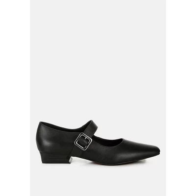Женские сандалии Rag & Co. Vernis, кожаные, черные
