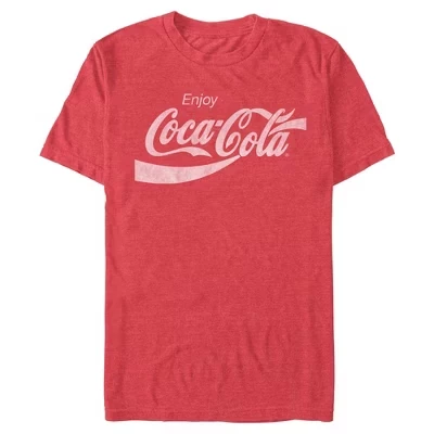 Мужская футболка Coca-Cola Enjoy Classic Logo, красная