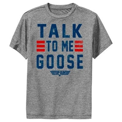 Футболка Boy's Talk to Me Goose с цитатами из перформанса 