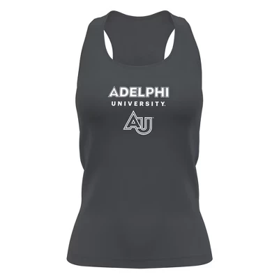 Женская майка NCAA Adelphi с логотипом, антрацитовая