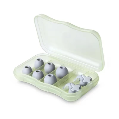 Беруши Hom Essence многоразовые силиконовые 3 пары, серые