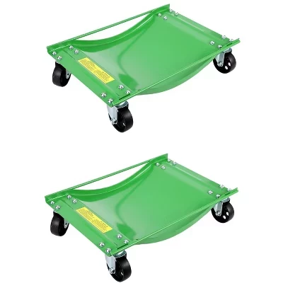 Роликовые тележки Truair для колес, 4536 кг (4 шт), зеленые